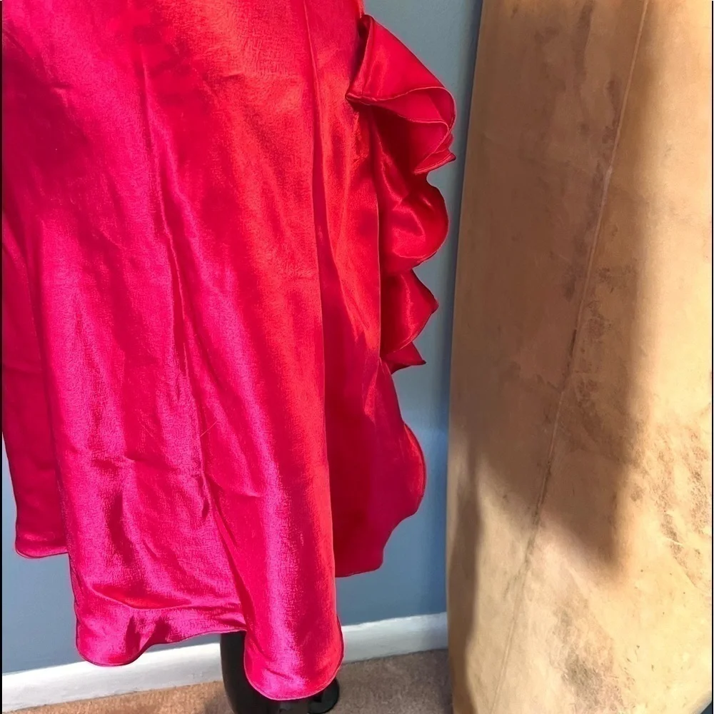 ❤️VTG Victoria’s Secret,Slip Nightie,One-Side Ruffle,Gorgeous,EUC-Firm Price,S
